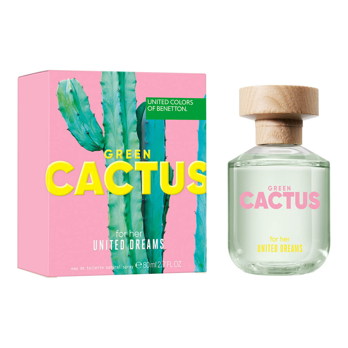 GREEN CACTUS FOR HER EAU DE TOILETTE PERFUME PARA MUJER